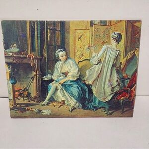 Francois Boucher La Toilette Royale Academie Collection Miniature Art Print